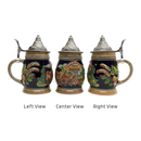 Oktoberfest Beer Hops Harvest Beer Stein with Engraved Metal Lid