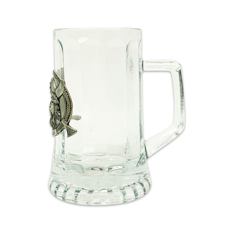 .5L Viking Medallion Glass Mug