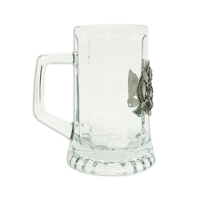 .5L Viking Medallion Glass Mug