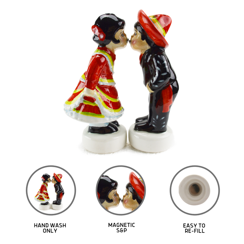 Collectible Magnetic Salt & Pepper Sets Mexican