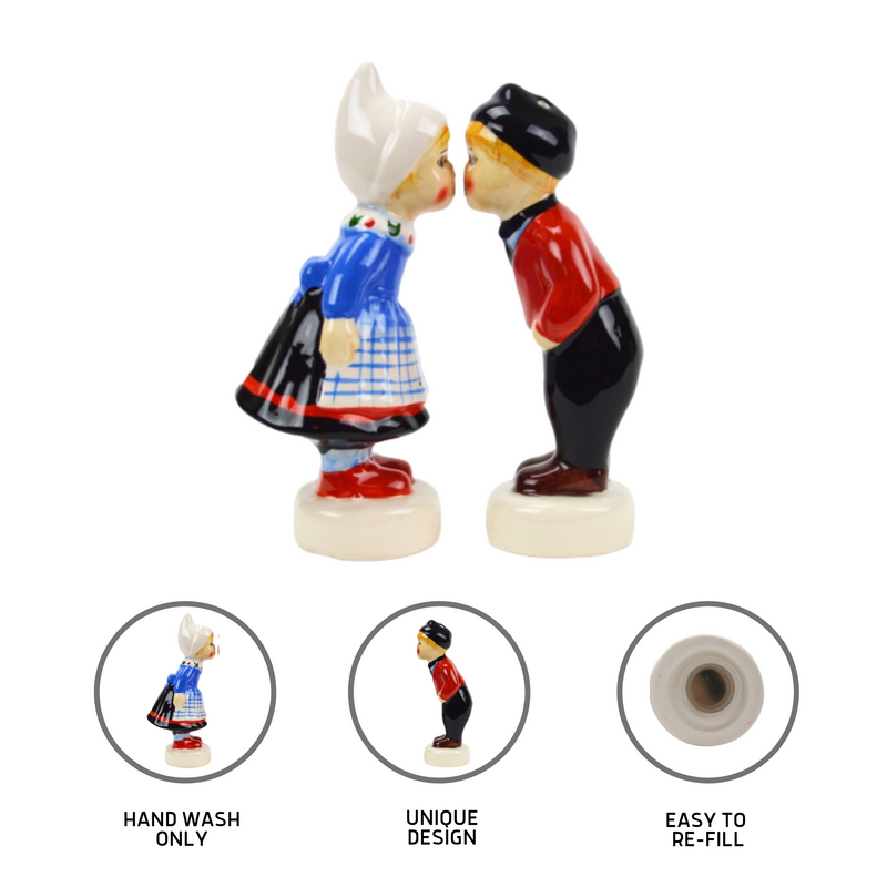 Cute Salt and Pepper Shakers Dutch Standing Couple