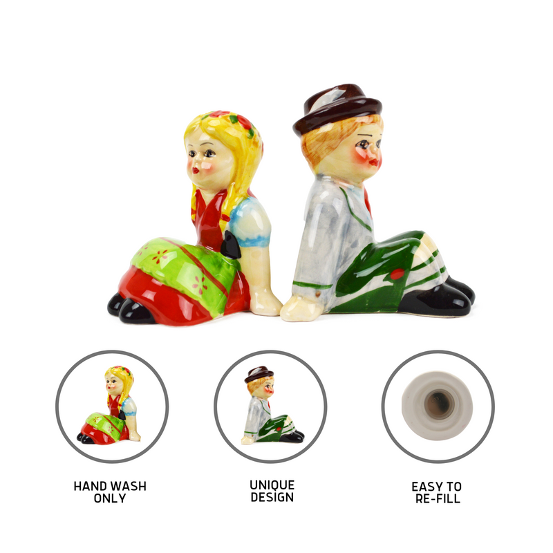 Unique Salt & Pepper Shakers German Couple