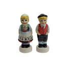 Cute Salt & Pepper Shakers Norwegian Sitting Couple