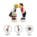 Cute Salt & Pepper Shakers Norwegian Sitting Couple