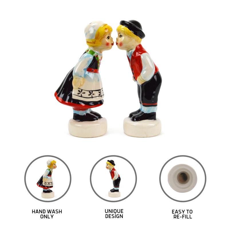 Cute Salt & Pepper Shakers Norwegian Sitting Couple