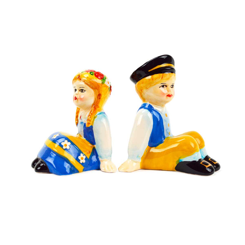 Vintage Salt & Pepper Shakers Swedish Sitting Couple