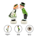 Irish Gift Idea with Ireland Kissing Couple S&P Set