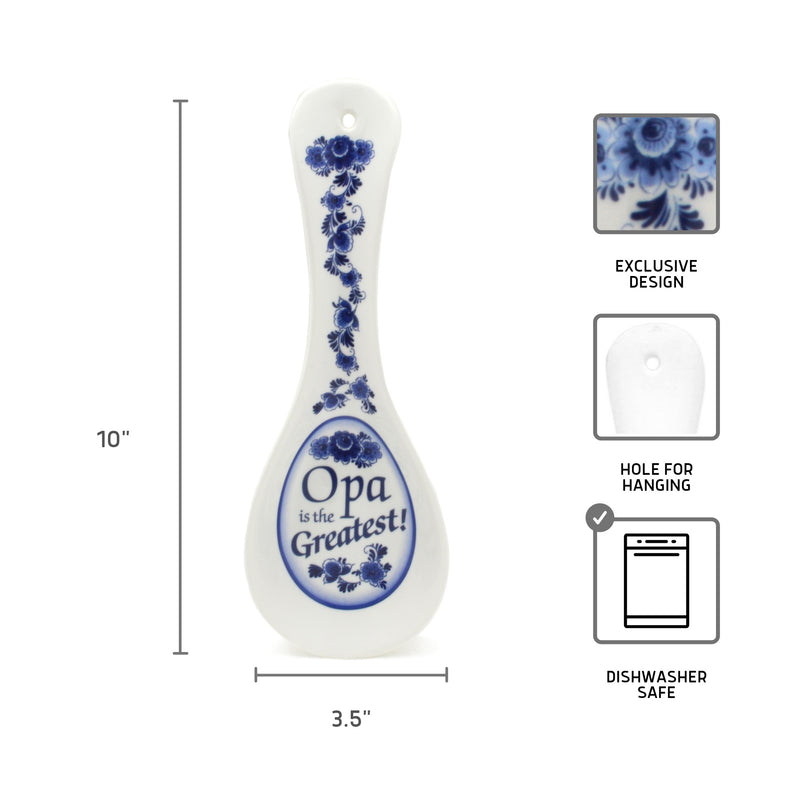 Opa Is the Greatest German Ceramic Spoon Rest