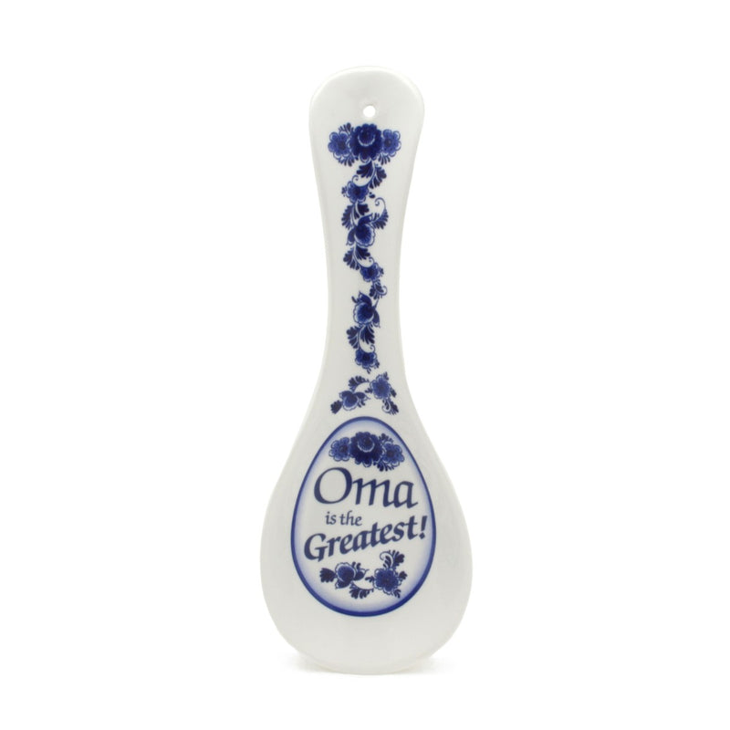 German Oma Ceramic Spoon Rest