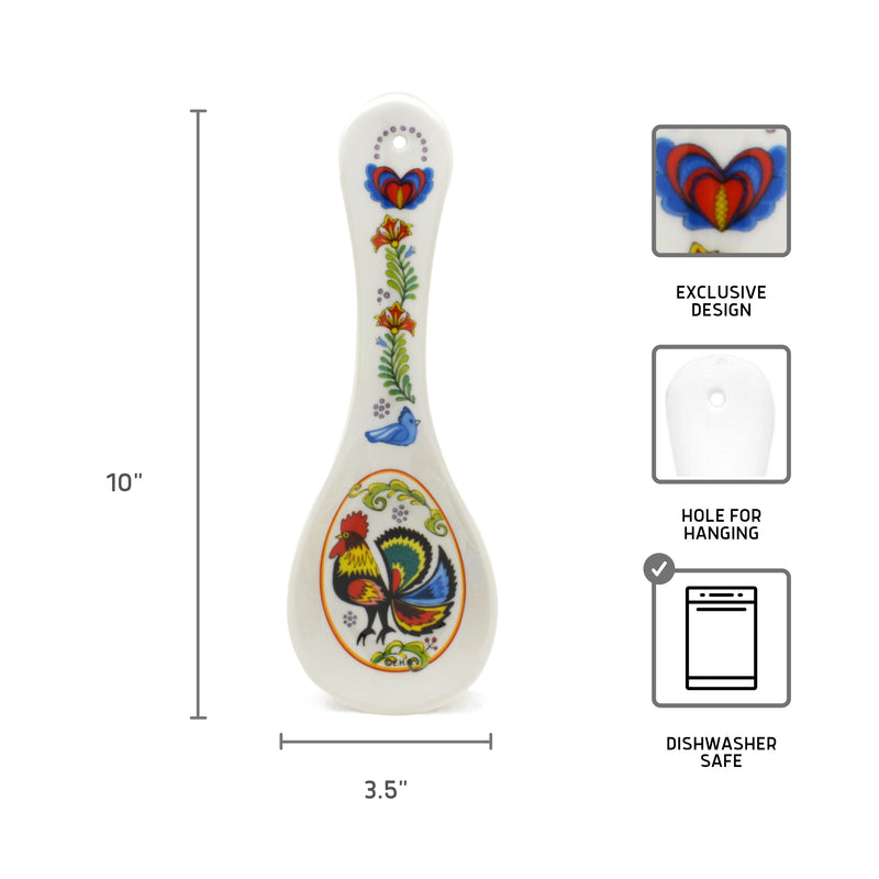 Kitchen Decor Spoon Rest: Rooster Design