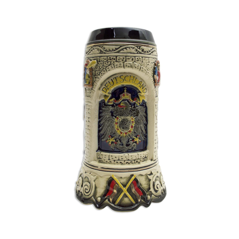 Scenic Deutschland Engraved Collectible German Beer Stein