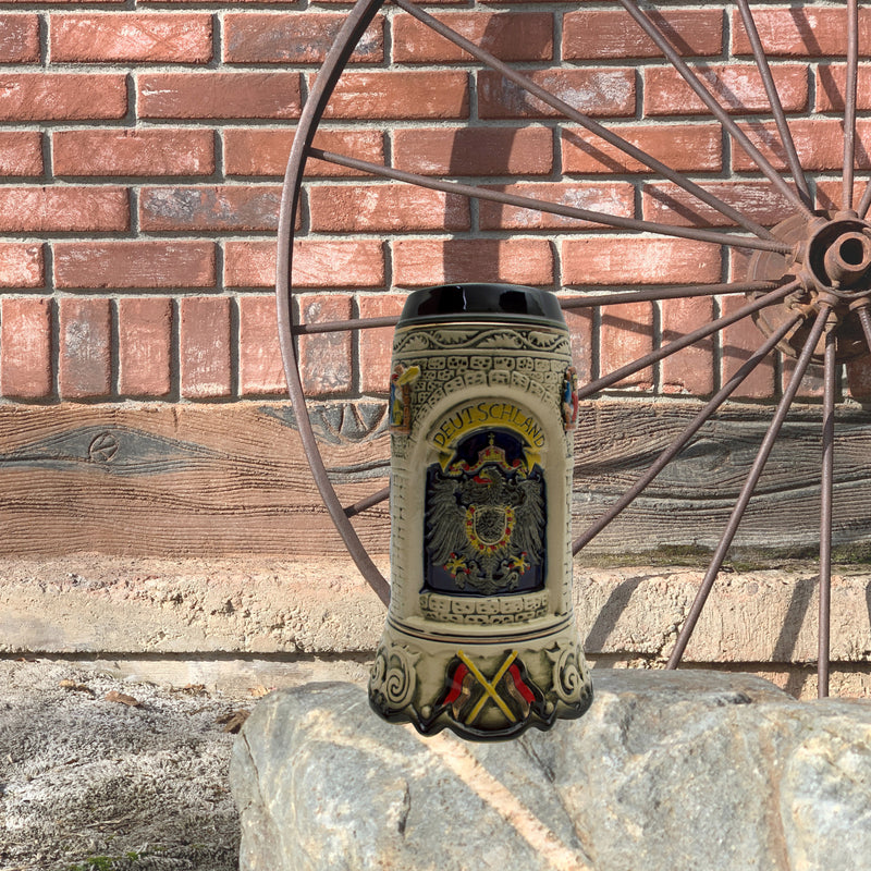 Scenic Deutschland Engraved Collectible German Beer Stein