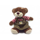 German Girl Teddy Bear w/ Red Shirt