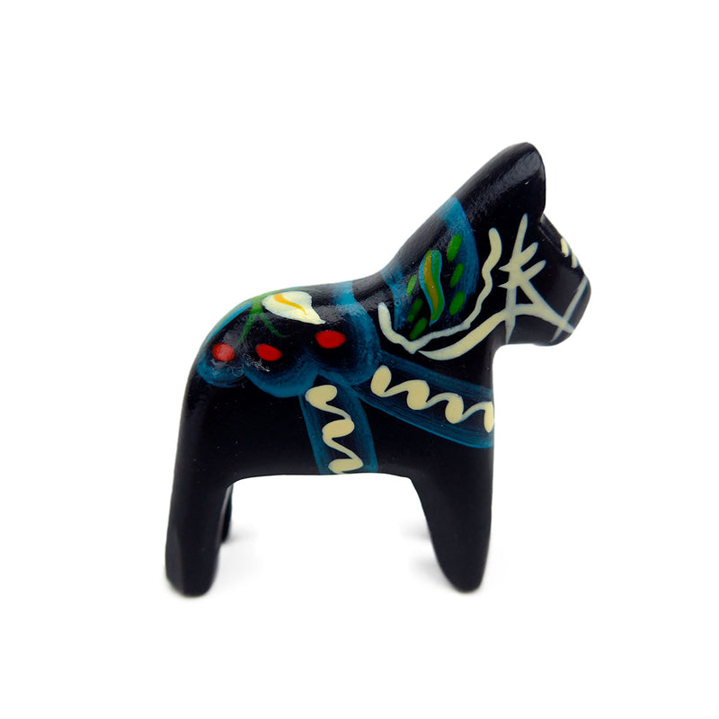 Black Dala Horse: Wood