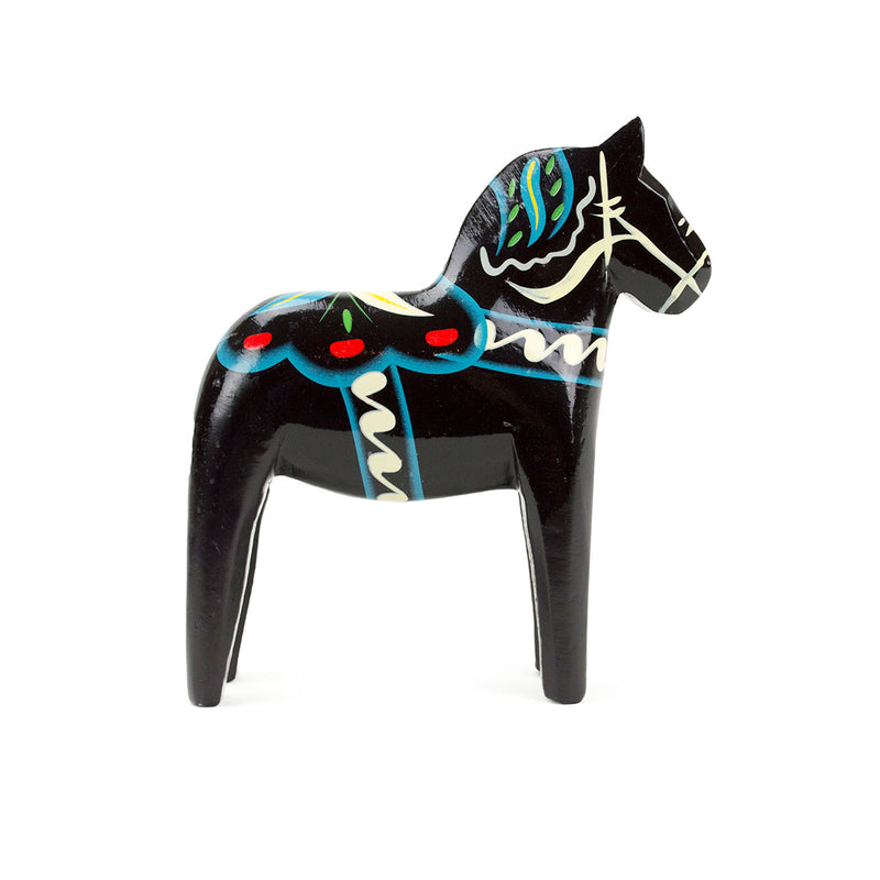 Black Dala Horse: Wood