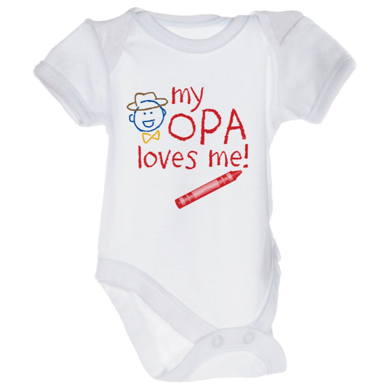 Opa Kids Snap Suit "My Opa Loves Me"