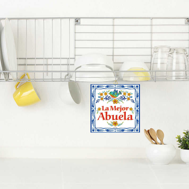 "La Mejor Abuela Gifts" Decorative Spanish Kitchen Tile