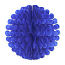 9 inches Blue Tissue Flutter Ball Oktoberfest Decoration - Below $10, Blue, Hanging Decorations, Oktoberfest, PS- Oktoberfest Decorations, PS- Oktoberfest Essentials-All OKT Items, PS- Oktoberfest Hanging Decor