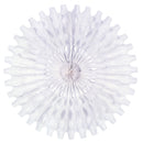 White Tissue Hanging Fan Oktoberfest Party Decorations - Below $10, Hanging Decorations, Oktoberfest, PS- Oktoberfest Decorations, PS- Oktoberfest Essentials-All OKT Items, PS- Oktoberfest Hanging Decor, White