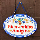 Bienvenidos Amigos Decorative Door Sign