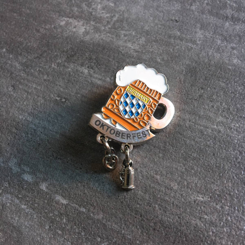 Germany Oktoberfest Beer Mug Metal Hat Pin