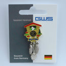 Cuckoo Clock German Hat Pin - Apparel-Costumes, CT-540, German, Germany, Hat Pins, PS-Party Favors, PS-Party Supplies, Top-GRMN-B - 2 - 3