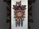 Eight Day Musical Cuckoo Clock with Dancers - Five Hand-carved Birds and Maple Leaves