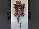 Cuckoo Clock with Seven Hand-carved Maple Leaves and Three Birds