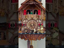 One Day Musical Cuckoo Clock Cottage with Beer Drinker, Waterwheel, and Dancers