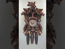 Eight Day Musical Cuckoo Clock with Hand-carved Birds, Leaves, and Chicks in Nest