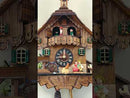 One Day Musical Cuckoo Clock Cottage - Boy and Girl Kiss, Waterwheel Turns