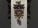One Day Musical Cuckoo Clock with Dancers, Five Hand-carved Maple Leaves, and One Bird