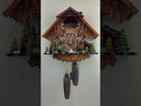 Eight Day Cuckoo Clock Cottage with Bears and Pine Trees