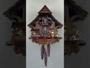 One Day Musical Beer Drinker Cuckoo Clock with Moving Waterwheel and Dancers