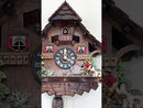 Eight Day Cuckoo Clock Cottage - Fisherman Raises Fishing Pole