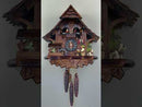 One Day Musical Beer Drinker Cuckoo Clock with Moving Waterwheel and Dancers