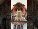 Eight Day Musical Cuckoo Clock Cottage with Beer Drinker and Moving Waterwheel