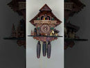 Eight Day Musical Cuckoo Clock Cottage with Woodchopper and Waterwheel