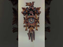 One Day Musical Cuckoo Clock with Dancers, Five Hand-carved Maple Leaves, and One Bird