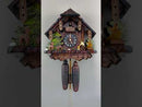Eight Day Cuckoo Clock Cottage - Man Chopping Wood