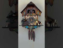 One Day Musical Cuckoo Clock Cottage with Dancers, Woodchopper, and Waterwheel