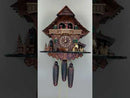 Eight Day Musical Cuckoo Clock Cottage with Woodchopper and Waterwheel
