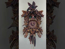 One Day Musical Cuckoo Clock with Hand-carved Birds, Leaves, and Chicks in Nest