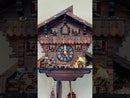 One Day Musical Cuckoo Clock Cottage with Man Chopping Wood and Waterwheel