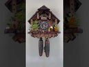 Eight Day Cuckoo Clock Cottage - Man Chopping Wood