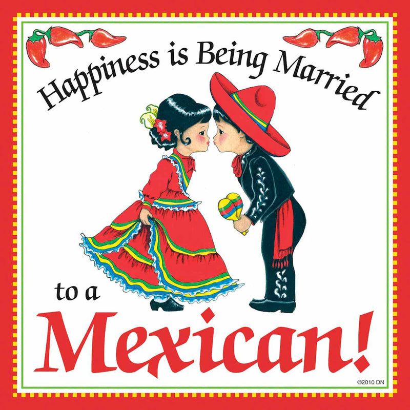 Plaque Happiness Mexican wedding gifts ideas