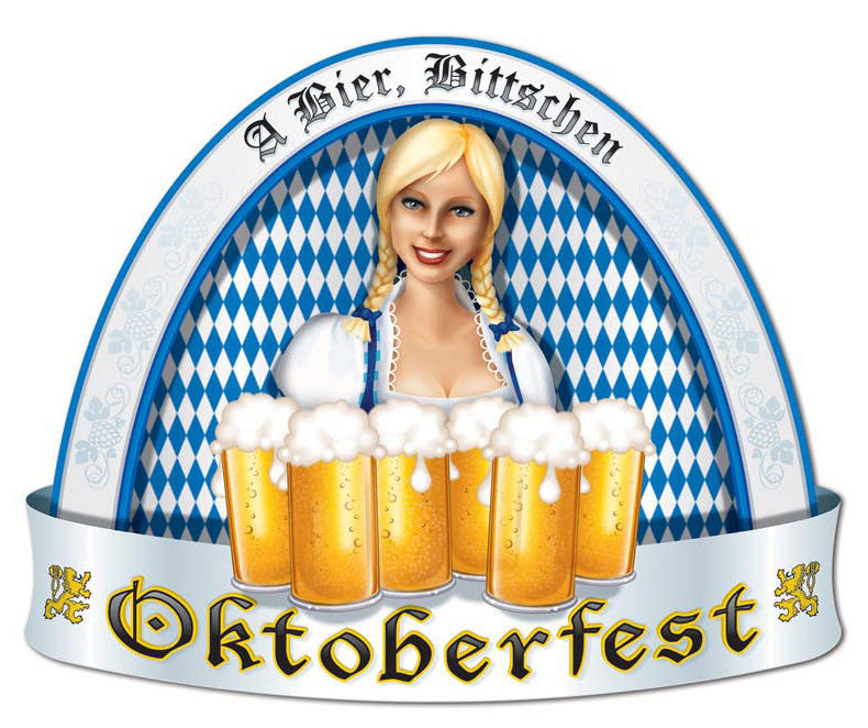 Oktoberfest Wall Decorations: Bavarian Inspired People Cutouts