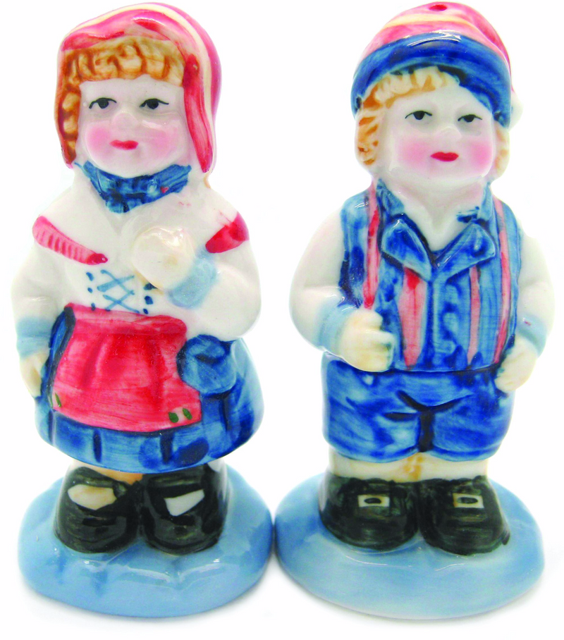 Vintage Salt & Pepper Shakers Scandinavian Standing Couple - OktoberfestHaus.com