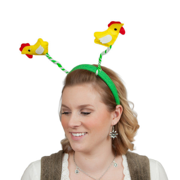 Chicken Dance Headband Oktoberfest Costume Headwear - Animal, Apparel-Costumes, Chicken Dance, Felt, German, Germany, Hats, Hats-Headband, Hats-Kids, Hats-Party, PS-Party Supplies, Top-GRMN-B - 2 - 3
