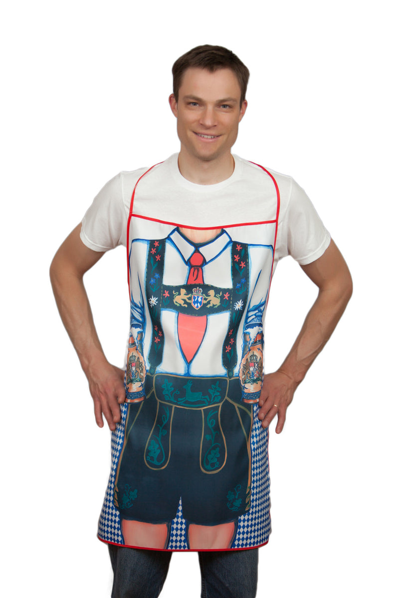 Bavarian Waiter Oktoberfest Apron - Apparel- Costumes - German - Mens, Apparel-Costumes, Below $10, German, Germany, Oktoberfest, Top-GRMN-B - 2